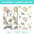 thumbnail image 2 of JumpOff Jo - Large Waterproof Foam Padded Play Mat for Babies, Foldable, Unisex, 70 in. x 59 in. - Safari, 2 of 9