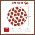 thumbnail image 2 of Sikiie Hand Drawn Strawberry Nativity Christmas Tree Skirt, Jesus Christian Winter Holiday Tree Mat Decoration(30-48IN)48", 2 of 6