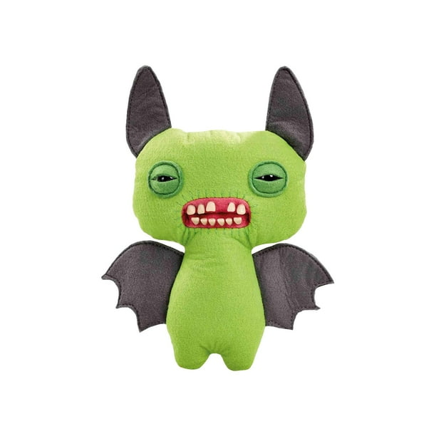 HIXOWIA Fuggler Funny Ugly Monster Originals, Fugglers Plush Toys Collectible Winged Bat Green, Soft Plushies Stuffed Animal Fuggler with Teeth Birthday Halloween Christmas Gifts for Kids 4+
