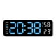 thumbnail image 1 of Descripción LED Despertador USB Reloj Digital Electrónico Pared () Azul, 1 of 9