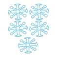 thumbnail image 1 of Almohadillas para almohadillas de casco de 5 piezas para almohadillas de reemplazo para el ciclismo de motocicleta al aire libre Azul, 1 of 8
