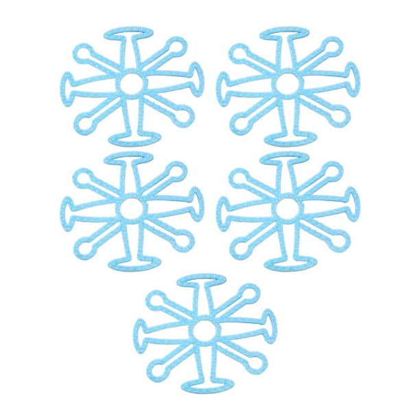 5 almohadillas para casco de bicicleta, almohadillas interiores para casco, accesorios compactos. Azul