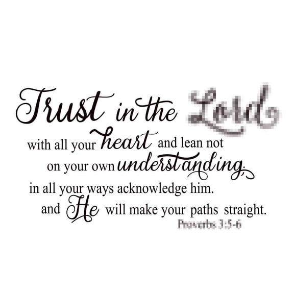 CCOCC Wall Decals,30*60cm Bible Verse Wall Art Wall Stickers,Encouraging Quote Faith-Inspired Decor Family Wall Decor
