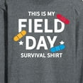 thumbnail image 3 of Instant Message - Field Day Survival Shirt - Men's Long Sleeve T-Shirt, 3 of 6