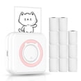 thumbnail image 1 of Imprimante Photo Tout-en-un Multifonction Imprimante Portable Imprimante Instantanée Sans Fil Prise en Charge de la Connexion pour Téléphone Intelligent avec 11 Rouleaux de Papier 57 mm Compatible avec iOS Android, 1 of 7