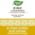 Nature's Way Zinc Lozenges, Immune Support, Wild Berry Flavored, 60