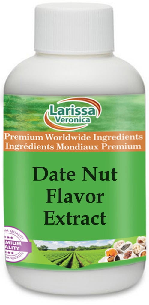 Larissa Veronica Date Nut Flavor Extract, (Date Nut, 8 oz, 2-Pack, Zin:  529139)