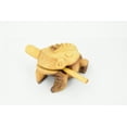 thumbnail image 5 of Frog, Toad, This 4" Original hand carved wooden noise making frog toy is Hand Made in Northern Thailand. Educational, Hand Made, Figure, Model, Gift, TH70 BB69, 5 of 7