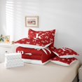 thumbnail image 6 of Manfei Princess Bowknot 7pcs Bedding Comforter Set For Girls,Kawaii Letter K Monogram Kids Queen Bedding Sets,Reversible, 6 of 7