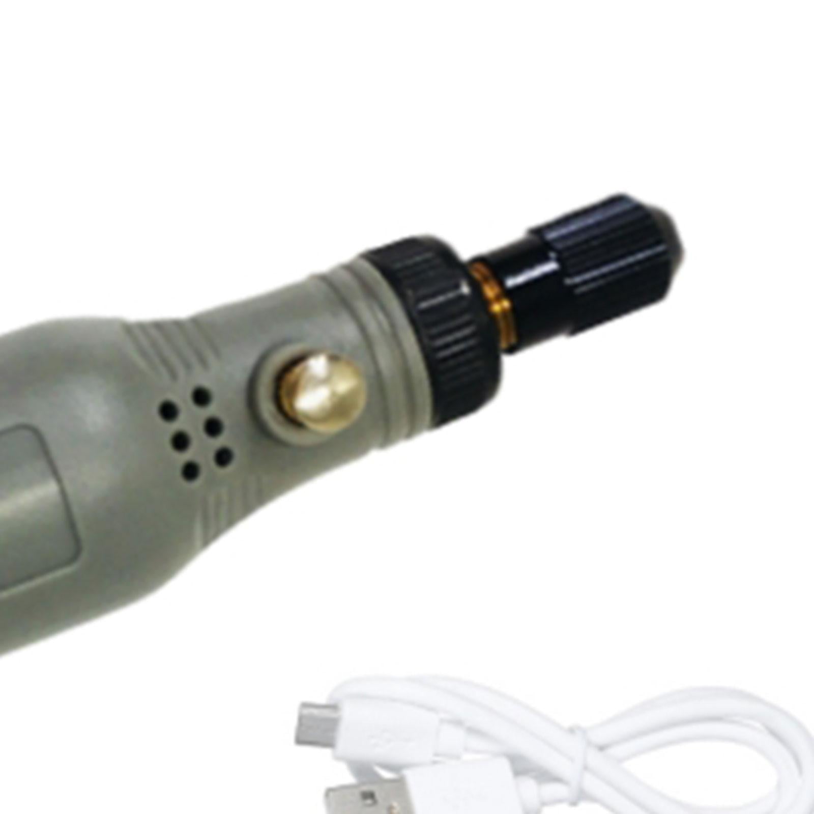 3 Speeds Engraving Pen DIY Tool Set USB Charging Rotary Tool Mini Router Pen for Gray