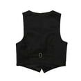 thumbnail image 7 of iiniim Toddlers Kids Boys 3 Button Formal Suit Vest Gentleman Waistcoat for Wedding Pageant Birthday Party, 7 of 7
