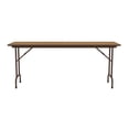 thumbnail image 2 of Correll Pc2460P-06 Solid Plywood Core Folding Tables Fixed Height- Med Oak, 2 of 4