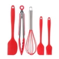 thumbnail image 1 of Utensilios de cocina de silicona, herramientas para hornear pasteles DIY, juego de cinco piezas, 1 of 5