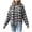 Grey, variant on Women Striped Cardigan Sweaters Button Up Button Down Fall Winter Open Front Baggy Long Sleeve Business Casual Outfits with Scarf Soft Warm Knit Chunky (Beige, XL)