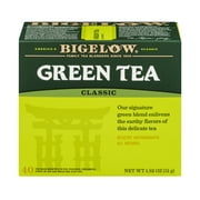 (4 pack) (4 Boxes) Bigelow Classic Green Tea, Tea Bags, 40 Ct