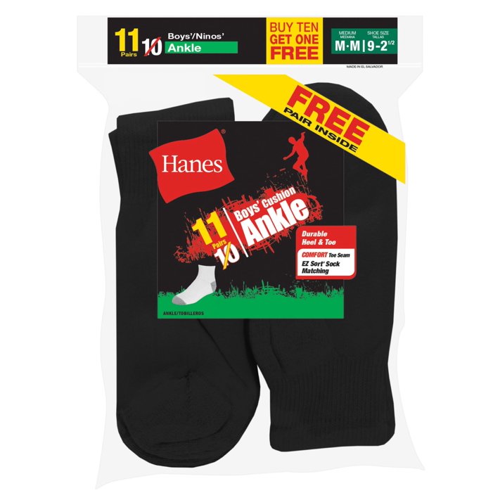 Hanes Big Boys socks