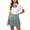 Army Green, variant on Women School Uniform Pleated Skirt A Line Pleated Adjustable Buckle Waist Ruffle Hem Matching Bow School Daily Summer Women Clothings