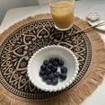 thumbnail image 2 of 4PCS Handcrafted Macrame Coasters - Handmade Cotton Rope Woven Macrame Coaster with Tassel | Boho Home Decor Mugs and Cups Pads for Drinks, Plate Wine Glass Table Countertop Office,A3, 2 of 7