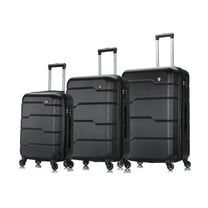 DUKAP Rodez 3-Piece 20"/24"/28" Lightweight Hardside Set Luggage