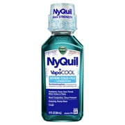 Vicks NyQuil Severe VapoCOOL Cough, Cold and Flu Medicine, 12 Fl Oz