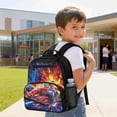 thumbnail image 3 of Uorisanigo Lightning Race Car Backpack for Teen Boys Lightweight Breathable Schoolbag Elementary Daypack with Adjustable Shoulder Straps for Travel Hiking, 3 of 7