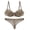 Khaki, variant on Lingerie for Women Fashionable Lace Bra Set with Decorative Drill Details for Women Elegant Underwear Ensemble Black 85C