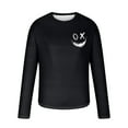 thumbnail image 4 of Pisexur Chandails en Molleton pour Hommes à Manches Longues Col Rond Mode Décontractée Imprimé Graphique Chandail Ample Chandails en Molleton Surdimensionnés Chandails à Capuchon Grande Taille Chandail en Molleton P-6TG, 4 of 4