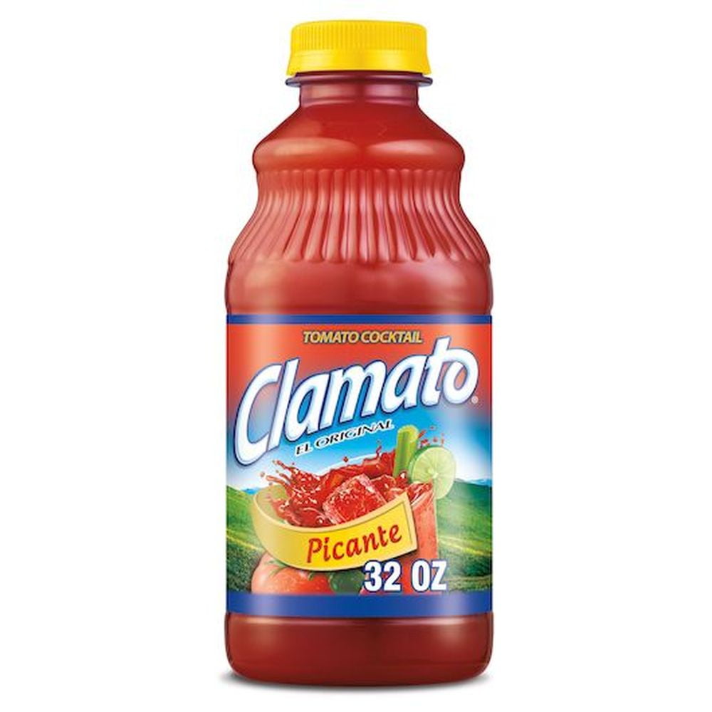 Clamato Picante Juice, 32 Ounce Plastic Bottle 12 per Case