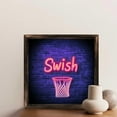 thumbnail image 6 of Basketball Swish Net Wooden Sign Wall Plaque - Vintage Art Decoration, Wall Decoration - Ideal Gift For Home Decoration, Living Room, Bathroom, Bedroom, Garden, Dining, Bar, Cafe, Festival Party De, 6 of 7