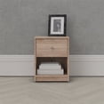 thumbnail image 2 of Home Square 4 Piece Contemporary Bedroom Furniture Set Oak Jackson Hickory, 2 of 30