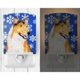 thumbnail image 2 of Caroline's Treasures SS4608CNL Collie Smooth Winter Snowflakes Holiday Ceramic Night Light, 6x4x3", multicolor, 2 of 2
