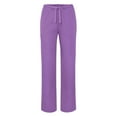 thumbnail image 1 of Adar Uniforms Unisex Natural-Rise Drawstring Tapered Leg Pants Petite, 1 of 6