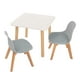 thumbnail image 1 of Mesa Cuadrada Duduk 2 Sillas Frankfurt Gris Melamina, 1 of 2