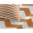 thumbnail image 3 of Ambesonne Autumn Quilted Coverlet 3 Pcs, Holiday Seasonal Color, King Size, Orange and White, 3 of 4