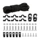 thumbnail image 1 of de aparejo de cubierta de kayak, con extremos de cordón elástico Ganchos 6 ganchos anillos de tornillo C Accesorio de almacenamiento de Sharpla Cuerda elástica para kayak, 1 of 8