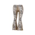 thumbnail image 3 of Pantalon Évasé Taille Haute Ajusté à Imprimé Léopard pour Femmes, 3 of 5