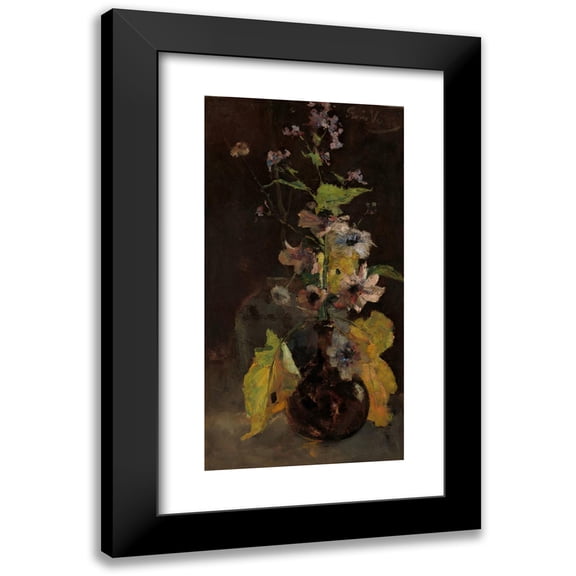 Floris Verster 9x14 Black Modern Framed Museum Art Print Titled - Anemones (1888)