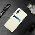thumbnail image 6 of for Samsung Galaxy S25 Wallet Case Card Holder Slot Slim Fit Flexible TPU Gel Rubber Soft Skin Liquid Silicone Protective Phone Case Cover for Samsung Galaxy S25,White, 6 of 6
