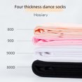 thumbnail image 2 of Calcetines de baile para niños, pantimedias finas para niñas, mallas blancas de ballet de primavera, medias de baile, 2 of 5