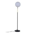 thumbnail image 4 of Nuevo Declan Glass & Steel Metal Floor Lighting in Frosted White/Matte Black, 4 of 5