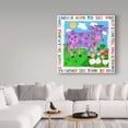 thumbnail image 3 of Trademark Fine Art 'I Never Saw A Purple Cow' Canvas Art by Cheryl Piperberg, 3 of 3