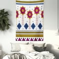 thumbnail image 3 of Tribal Decor Tapestry, Colored Vector Seamless Pattern with Indian Mayan Inspired Print, Wall Hanging for Bedroom Living Room Dorm Decor, 40W X 60L Inches, Blue Light Coffe Fuchsia, by Ambesonne, 3 of 5