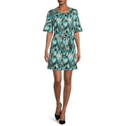The Pioneer Woman Scoop Neck Dress with Bell Sleeves, Women’s