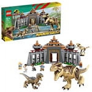 Lego Jurassic Park Visitor Center: T. rex & Raptor Attack 76961