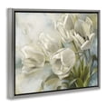 thumbnail image 3 of Stupell Industries Transitional Curling Tulip Blooms Gray Floating Frame Canvas Art, 21 x 17, by Igor Levashov, 3 of 8