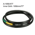 thumbnail image 3 of Uxcell A-1956/A77 Drive V-Belt Inner Girth 77 inch Industrial Power Rubber Transmission Belt, 3 of 5