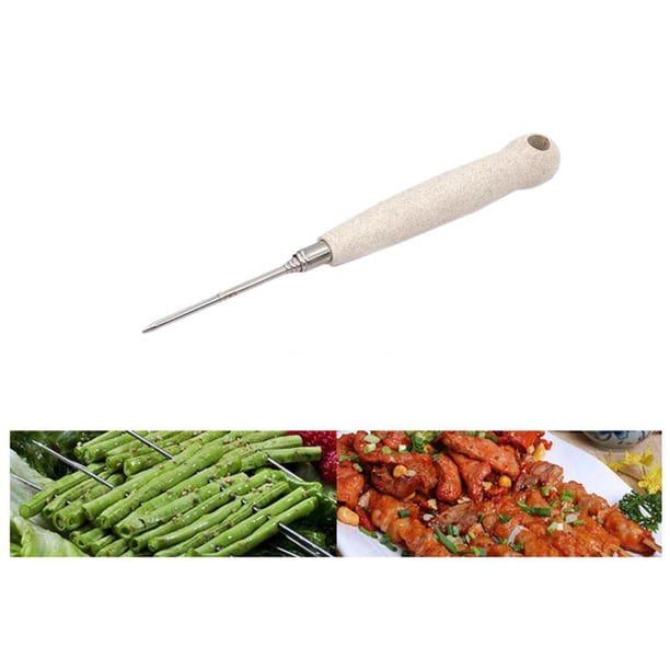 Palos para asar, telescópico, giratorio, de material acero inoxidable, horquillas para perros calientes, para fogata, fogata, kit de campamento Sitck