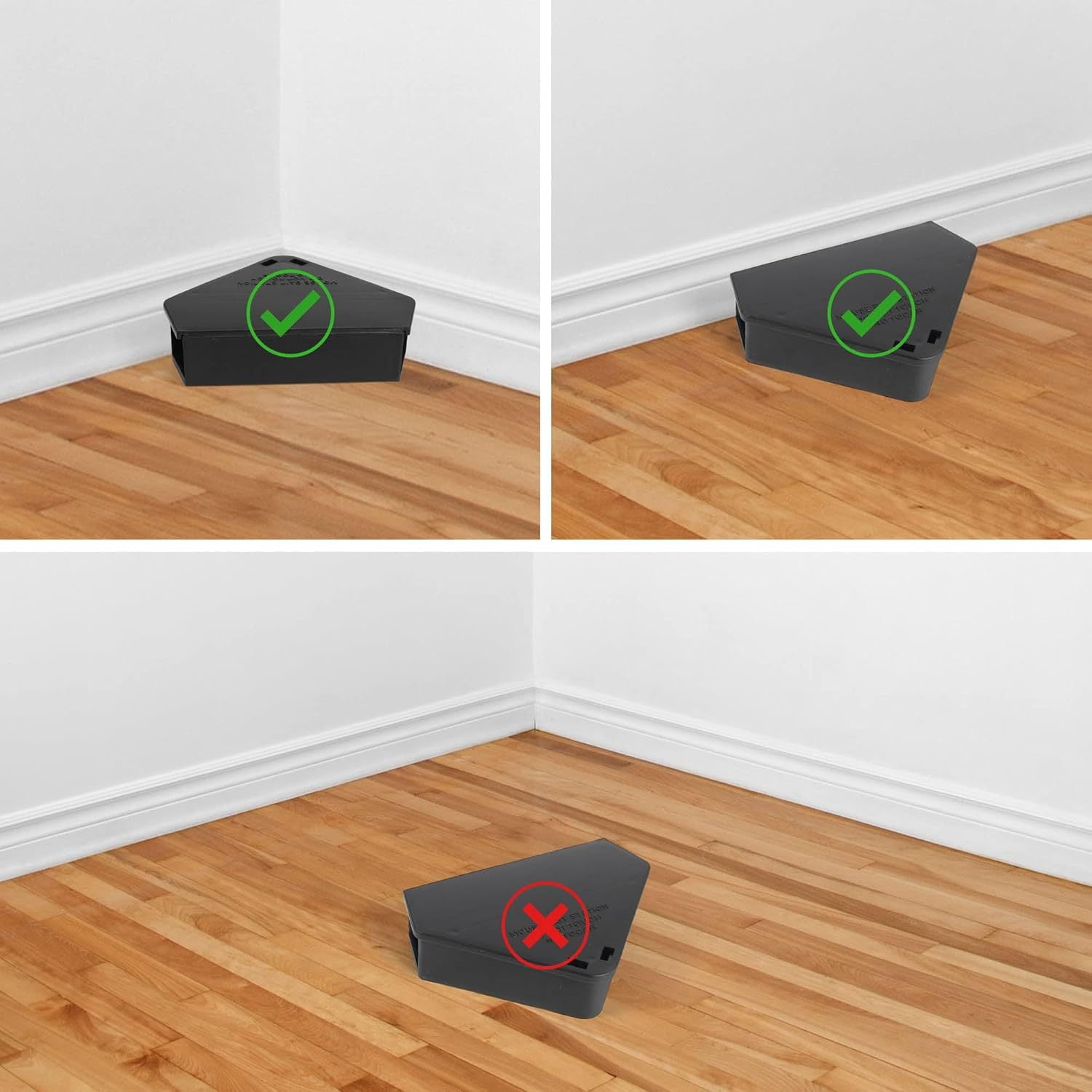 5 Pack Mouse Bait Station with Keys - Outdoor Refillable Mouse Bait Station Reusable Mice Small Rats Poisoning Station Box for Indoor Outdoor Kitchen Garage, Safe for Kids and Pets