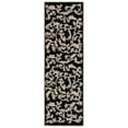 thumbnail image 3 of SAFAVIEH Chelsea Flanagan Floral Wool Runner Rug, Black, 2'6" x 8', 3 of 9
