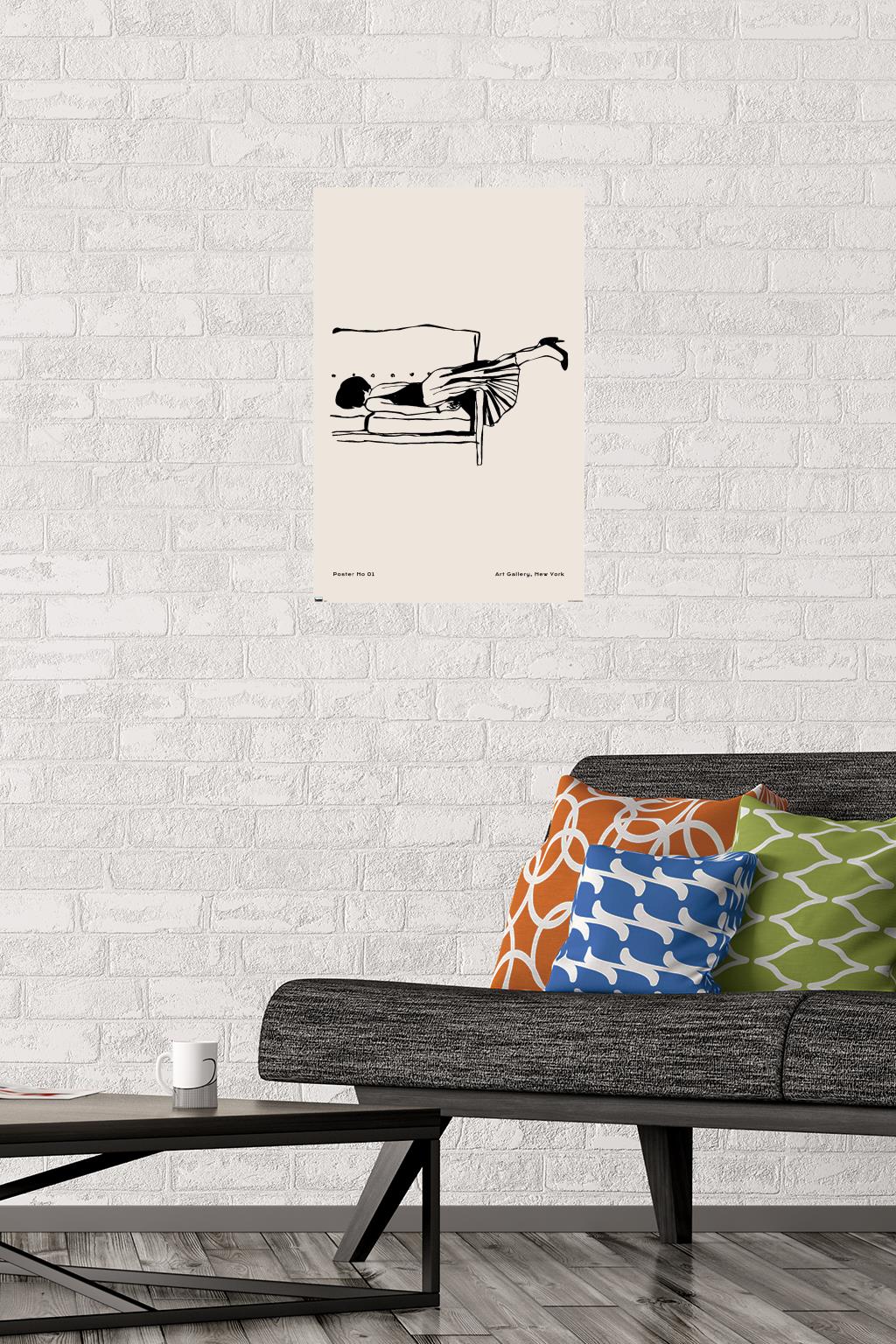 Rough Day No 01 Wall Poster, 14.725" x 22.375"
